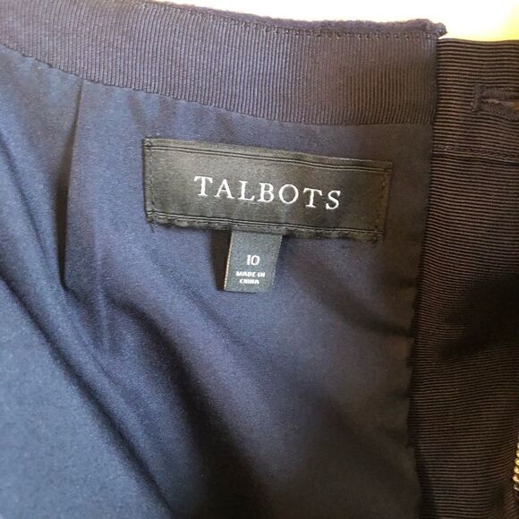 Talbots Sz 10 wool blanket skirt southwestern zip - Picture 5 of 5